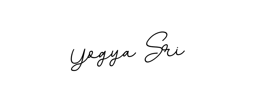 Design your own signature with our free online signature maker. With this signature software, you can create a handwritten (BallpointsItalic-DORy9) signature for name Yogya Sri. Yogya Sri signature style 11 images and pictures png