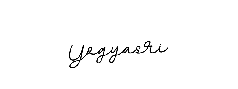 It looks lik you need a new signature style for name Yogyasri. Design unique handwritten (BallpointsItalic-DORy9) signature with our free signature maker in just a few clicks. Yogyasri signature style 11 images and pictures png