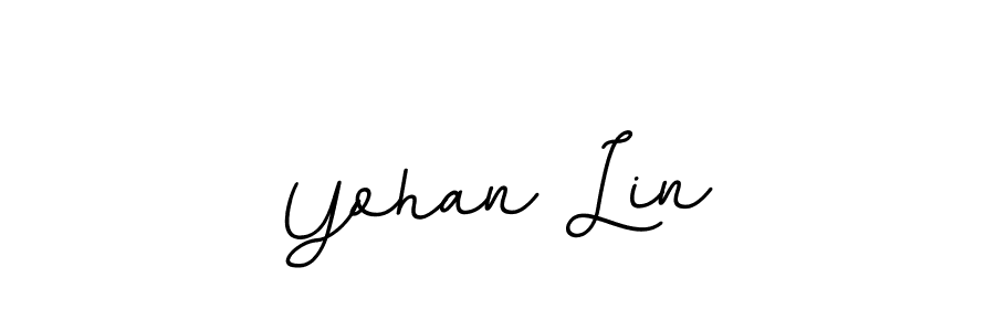 Check out images of Autograph of Yohan Lin name. Actor Yohan Lin Signature Style. BallpointsItalic-DORy9 is a professional sign style online. Yohan Lin signature style 11 images and pictures png