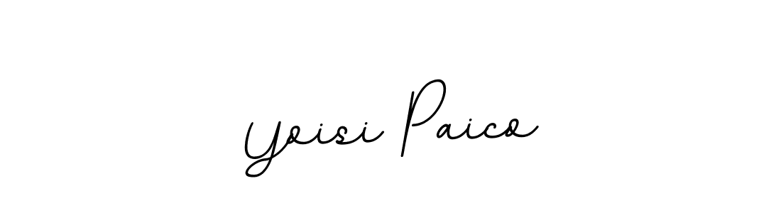 Create a beautiful signature design for name Yoisi Paico. With this signature (BallpointsItalic-DORy9) fonts, you can make a handwritten signature for free. Yoisi Paico signature style 11 images and pictures png