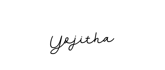 It looks lik you need a new signature style for name Yojitha. Design unique handwritten (BallpointsItalic-DORy9) signature with our free signature maker in just a few clicks. Yojitha signature style 11 images and pictures png