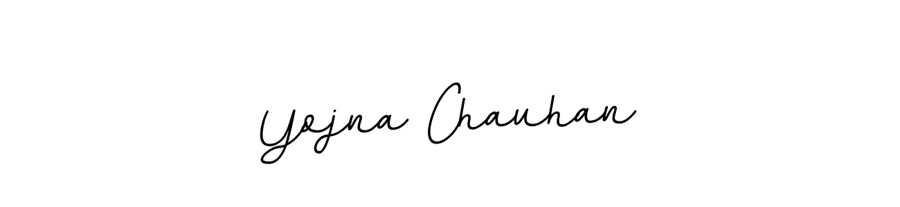 Create a beautiful signature design for name Yojna Chauhan. With this signature (BallpointsItalic-DORy9) fonts, you can make a handwritten signature for free. Yojna Chauhan signature style 11 images and pictures png