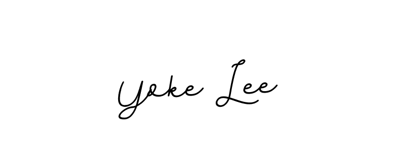 if you are searching for the best signature style for your name Yoke Lee. so please give up your signature search. here we have designed multiple signature styles  using BallpointsItalic-DORy9. Yoke Lee signature style 11 images and pictures png