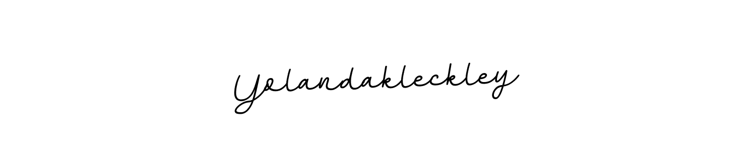 You should practise on your own different ways (BallpointsItalic-DORy9) to write your name (Yolandakleckley) in signature. don't let someone else do it for you. Yolandakleckley signature style 11 images and pictures png