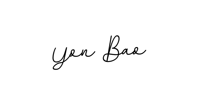 Use a signature maker to create a handwritten signature online. With this signature software, you can design (BallpointsItalic-DORy9) your own signature for name Yon Bao. Yon Bao signature style 11 images and pictures png