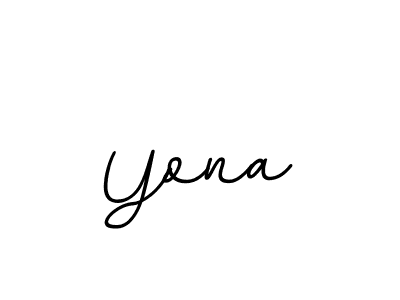 Also we have Yona name is the best signature style. Create professional handwritten signature collection using BallpointsItalic-DORy9 autograph style. Yona signature style 11 images and pictures png