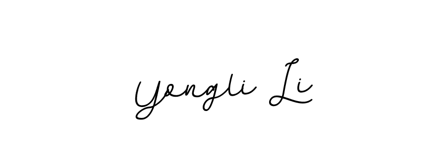 You should practise on your own different ways (BallpointsItalic-DORy9) to write your name (Yongli Li) in signature. don't let someone else do it for you. Yongli Li signature style 11 images and pictures png