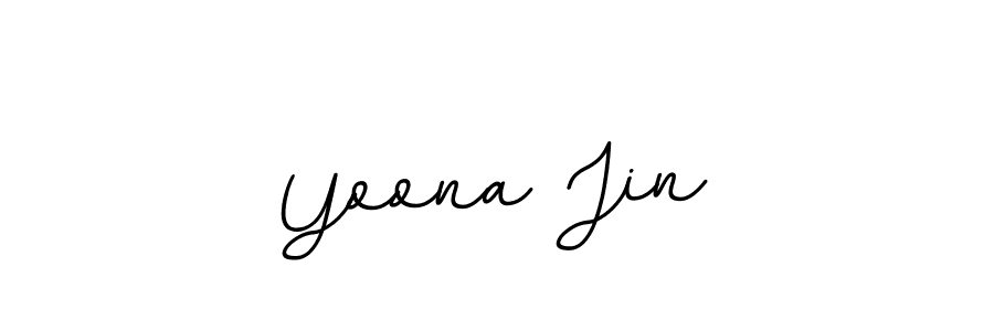 Make a beautiful signature design for name Yoona Jin. Use this online signature maker to create a handwritten signature for free. Yoona Jin signature style 11 images and pictures png