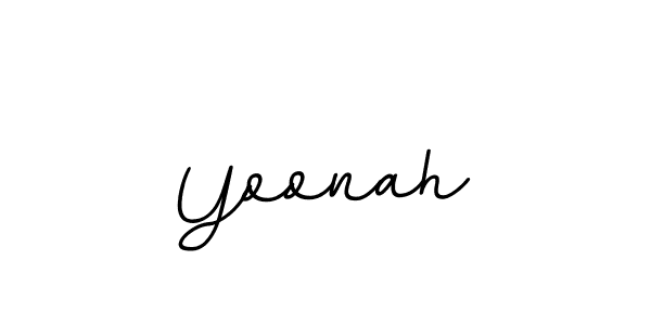 The best way (BallpointsItalic-DORy9) to make a short signature is to pick only two or three words in your name. The name Yoonah include a total of six letters. For converting this name. Yoonah signature style 11 images and pictures png