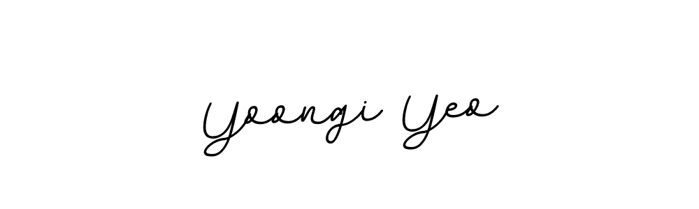 The best way (BallpointsItalic-DORy9) to make a short signature is to pick only two or three words in your name. The name Yoongi Yeo include a total of six letters. For converting this name. Yoongi Yeo signature style 11 images and pictures png