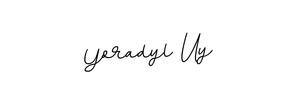 This is the best signature style for the Yoradyl Uy name. Also you like these signature font (BallpointsItalic-DORy9). Mix name signature. Yoradyl Uy signature style 11 images and pictures png
