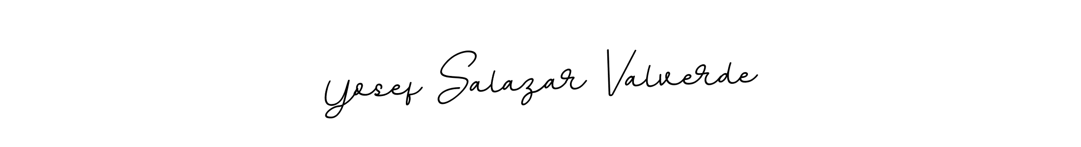 The best way (BallpointsItalic-DORy9) to make a short signature is to pick only two or three words in your name. The name Yosef Salazar Valverde include a total of six letters. For converting this name. Yosef Salazar Valverde signature style 11 images and pictures png