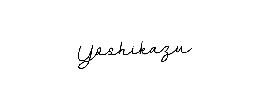 The best way (BallpointsItalic-DORy9) to make a short signature is to pick only two or three words in your name. The name Yoshikazu include a total of six letters. For converting this name. Yoshikazu signature style 11 images and pictures png