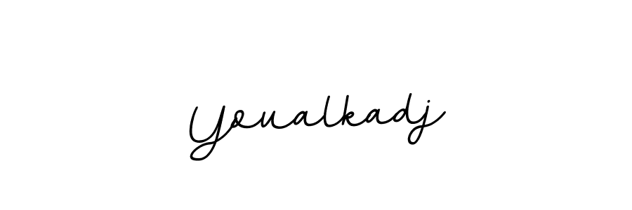 This is the best signature style for the Youalkadj name. Also you like these signature font (BallpointsItalic-DORy9). Mix name signature. Youalkadj signature style 11 images and pictures png