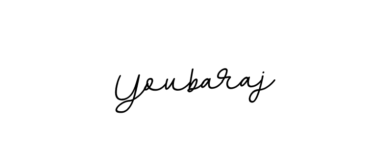 Youbaraj stylish signature style. Best Handwritten Sign (BallpointsItalic-DORy9) for my name. Handwritten Signature Collection Ideas for my name Youbaraj. Youbaraj signature style 11 images and pictures png
