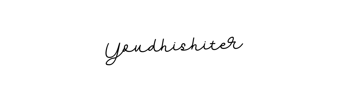Use a signature maker to create a handwritten signature online. With this signature software, you can design (BallpointsItalic-DORy9) your own signature for name Youdhishiter. Youdhishiter signature style 11 images and pictures png