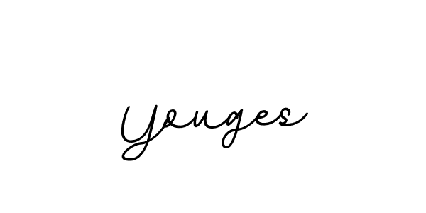 Use a signature maker to create a handwritten signature online. With this signature software, you can design (BallpointsItalic-DORy9) your own signature for name Youges. Youges signature style 11 images and pictures png