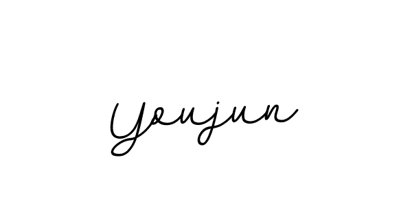 How to make Youjun signature? BallpointsItalic-DORy9 is a professional autograph style. Create handwritten signature for Youjun name. Youjun signature style 11 images and pictures png