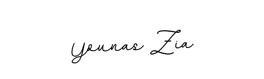 How to make Younas Zia name signature. Use BallpointsItalic-DORy9 style for creating short signs online. This is the latest handwritten sign. Younas Zia signature style 11 images and pictures png