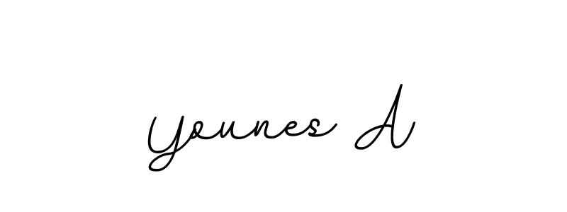 Make a beautiful signature design for name Younes A. Use this online signature maker to create a handwritten signature for free. Younes A signature style 11 images and pictures png