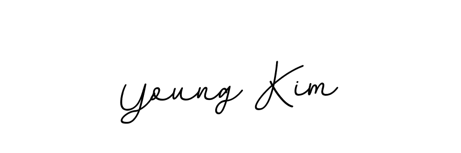 The best way (BallpointsItalic-DORy9) to make a short signature is to pick only two or three words in your name. The name Young Kim include a total of six letters. For converting this name. Young Kim signature style 11 images and pictures png