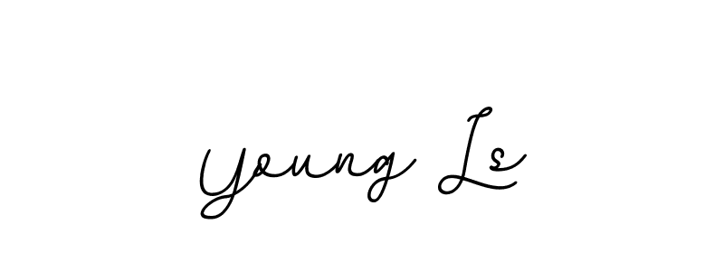 Make a beautiful signature design for name Young Ls. With this signature (BallpointsItalic-DORy9) style, you can create a handwritten signature for free. Young Ls signature style 11 images and pictures png