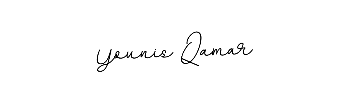 Younis Qamar stylish signature style. Best Handwritten Sign (BallpointsItalic-DORy9) for my name. Handwritten Signature Collection Ideas for my name Younis Qamar. Younis Qamar signature style 11 images and pictures png