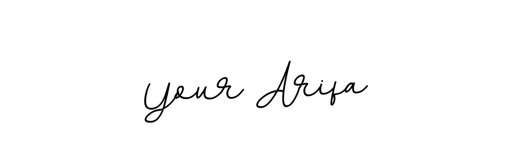 Create a beautiful signature design for name Your Arifa. With this signature (BallpointsItalic-DORy9) fonts, you can make a handwritten signature for free. Your Arifa signature style 11 images and pictures png