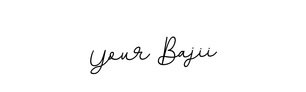 Design your own signature with our free online signature maker. With this signature software, you can create a handwritten (BallpointsItalic-DORy9) signature for name Your Bajii. Your Bajii signature style 11 images and pictures png