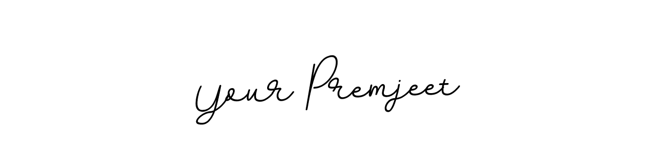 Design your own signature with our free online signature maker. With this signature software, you can create a handwritten (BallpointsItalic-DORy9) signature for name Your Premjeet. Your Premjeet signature style 11 images and pictures png