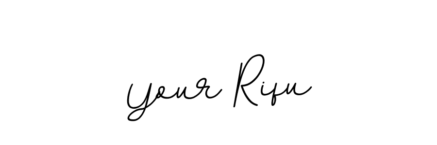 You should practise on your own different ways (BallpointsItalic-DORy9) to write your name (Your Rifu) in signature. don't let someone else do it for you. Your Rifu signature style 11 images and pictures png