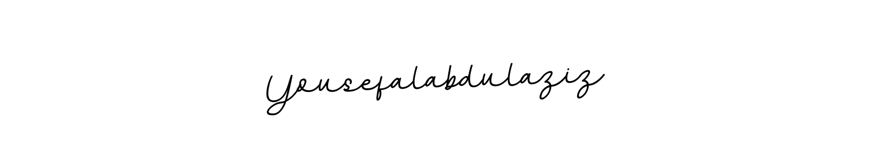 Yousefalabdulaziz stylish signature style. Best Handwritten Sign (BallpointsItalic-DORy9) for my name. Handwritten Signature Collection Ideas for my name Yousefalabdulaziz. Yousefalabdulaziz signature style 11 images and pictures png