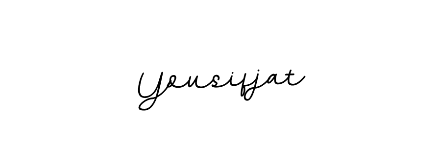How to make Yousifjat name signature. Use BallpointsItalic-DORy9 style for creating short signs online. This is the latest handwritten sign. Yousifjat signature style 11 images and pictures png