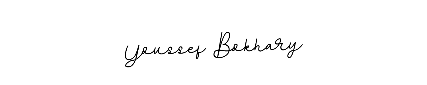 Youssef Bokhary stylish signature style. Best Handwritten Sign (BallpointsItalic-DORy9) for my name. Handwritten Signature Collection Ideas for my name Youssef Bokhary. Youssef Bokhary signature style 11 images and pictures png
