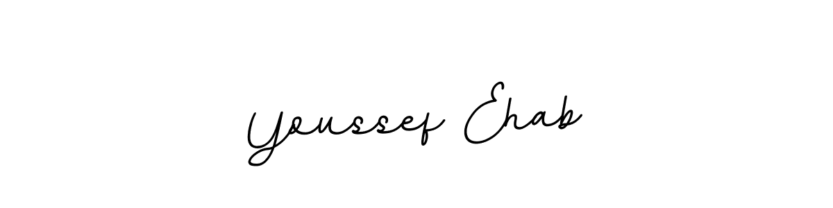 Make a beautiful signature design for name Youssef Ehab. With this signature (BallpointsItalic-DORy9) style, you can create a handwritten signature for free. Youssef Ehab signature style 11 images and pictures png