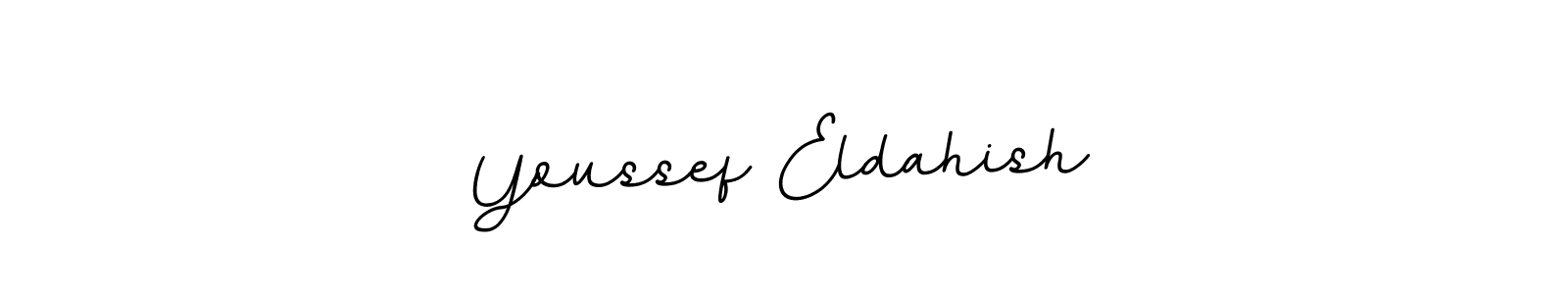 How to make Youssef Eldahish name signature. Use BallpointsItalic-DORy9 style for creating short signs online. This is the latest handwritten sign. Youssef Eldahish signature style 11 images and pictures png