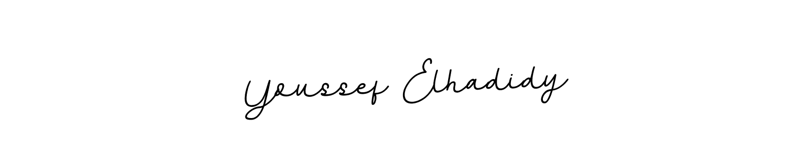The best way (BallpointsItalic-DORy9) to make a short signature is to pick only two or three words in your name. The name Youssef Elhadidy include a total of six letters. For converting this name. Youssef Elhadidy signature style 11 images and pictures png