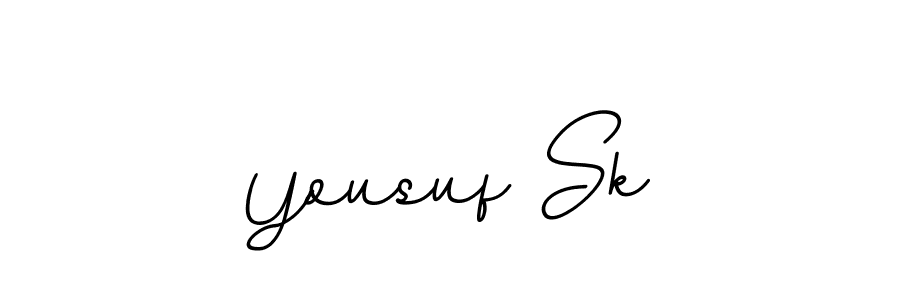 Create a beautiful signature design for name Yousuf Sk. With this signature (BallpointsItalic-DORy9) fonts, you can make a handwritten signature for free. Yousuf Sk signature style 11 images and pictures png