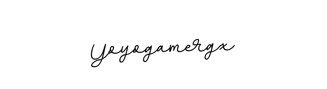 How to make Yoyogamergx name signature. Use BallpointsItalic-DORy9 style for creating short signs online. This is the latest handwritten sign. Yoyogamergx signature style 11 images and pictures png