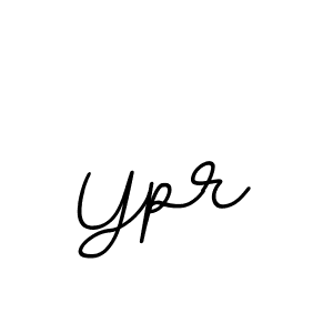 Make a beautiful signature design for name Ypr. With this signature (BallpointsItalic-DORy9) style, you can create a handwritten signature for free. Ypr signature style 11 images and pictures png