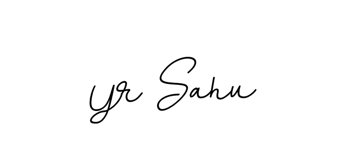Use a signature maker to create a handwritten signature online. With this signature software, you can design (BallpointsItalic-DORy9) your own signature for name Yr Sahu. Yr Sahu signature style 11 images and pictures png