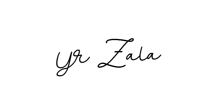 Also we have Yr Zala name is the best signature style. Create professional handwritten signature collection using BallpointsItalic-DORy9 autograph style. Yr Zala signature style 11 images and pictures png