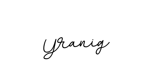 Make a beautiful signature design for name Yranig. With this signature (BallpointsItalic-DORy9) style, you can create a handwritten signature for free. Yranig signature style 11 images and pictures png