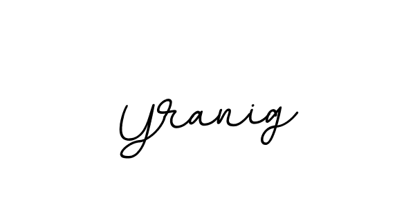 Make a beautiful signature design for name Yranig. With this signature (BallpointsItalic-DORy9) style, you can create a handwritten signature for free. Yranig signature style 11 images and pictures png