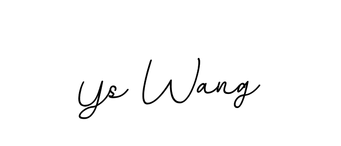 Also You can easily find your signature by using the search form. We will create Ys Wang name handwritten signature images for you free of cost using BallpointsItalic-DORy9 sign style. Ys Wang signature style 11 images and pictures png