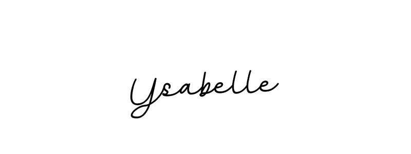 The best way (BallpointsItalic-DORy9) to make a short signature is to pick only two or three words in your name. The name Ysabelle include a total of six letters. For converting this name. Ysabelle signature style 11 images and pictures png