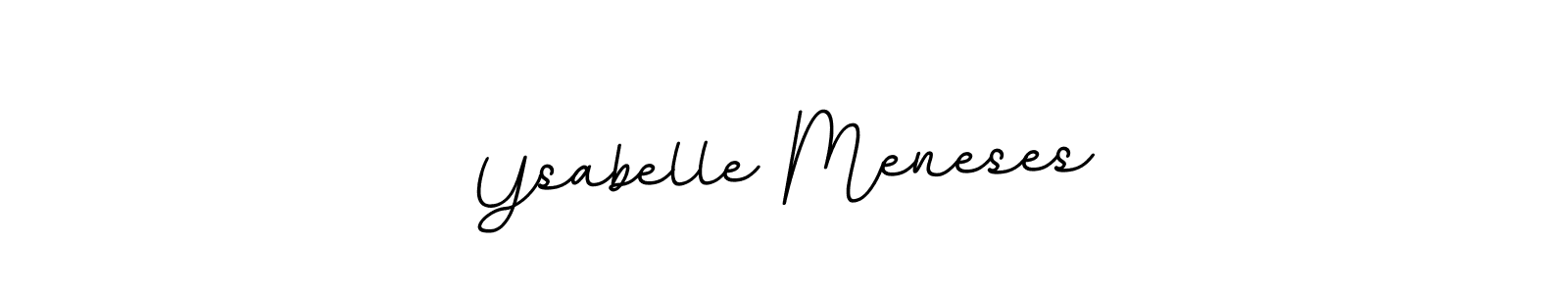 This is the best signature style for the Ysabelle Meneses name. Also you like these signature font (BallpointsItalic-DORy9). Mix name signature. Ysabelle Meneses signature style 11 images and pictures png