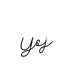 It looks lik you need a new signature style for name Ysj. Design unique handwritten (BallpointsItalic-DORy9) signature with our free signature maker in just a few clicks. Ysj signature style 11 images and pictures png