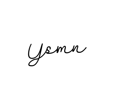 Make a beautiful signature design for name Ysmn. With this signature (BallpointsItalic-DORy9) style, you can create a handwritten signature for free. Ysmn signature style 11 images and pictures png