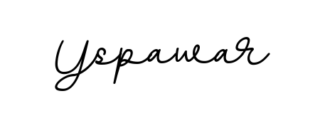 Achieve flawless digital penmanship with Yspawar name in BallpointsItalic-DORy9 font. The perfect tool for creating online signatures. Yspawar signature style 11 images and pictures png